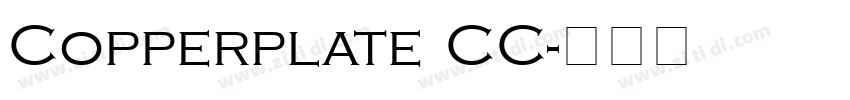 Copperplate CC字体转换